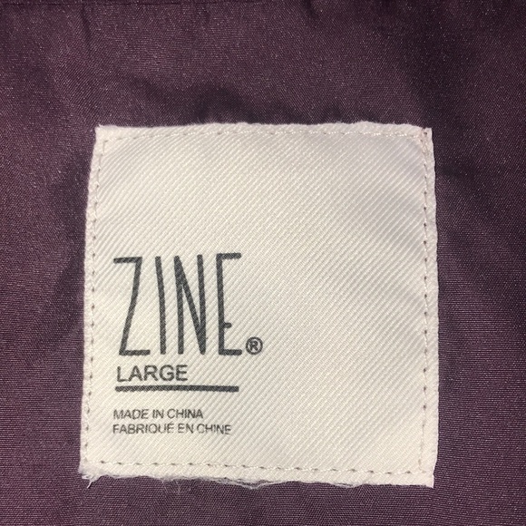 ZINE women’s jacket. Size L burgundy - Picture 3 of 7